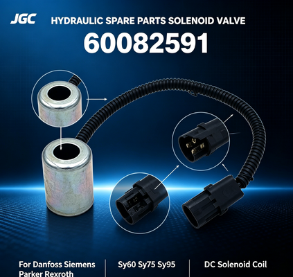60082591 Hydraulische Reserveonderdelen DC Solenoïdeklep voor Danfoss Parker Rexroth Sy60 Sy75 Sy95