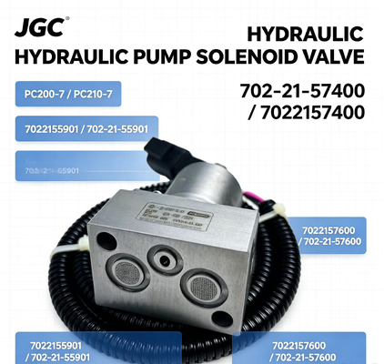 PC200-7 PC210-7 7022155901 7022157600 702-21-55901 702-21-57600 7022157400 Hydraulische Pomp Solenoïdeklep