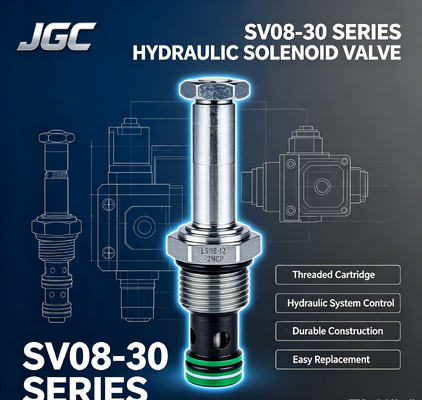SV08-30-serie Hydraulische solenoïde klep met draadpatroon
