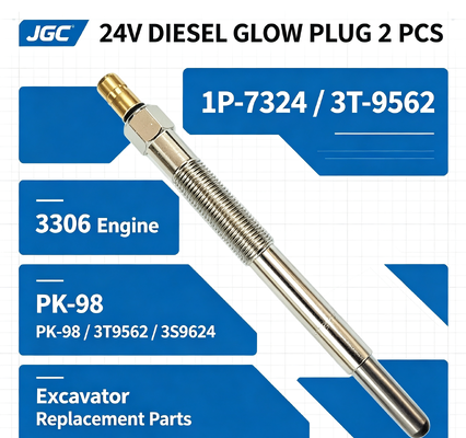 1P-7324 3T-9562 24V Gloeibougie 2 STUKS 3306 Motor SONOCMP Diesel Gloeibougie voor PK-98 3T9562 3S9624 7M1634 9H4577 Graafmachine Onderdelen