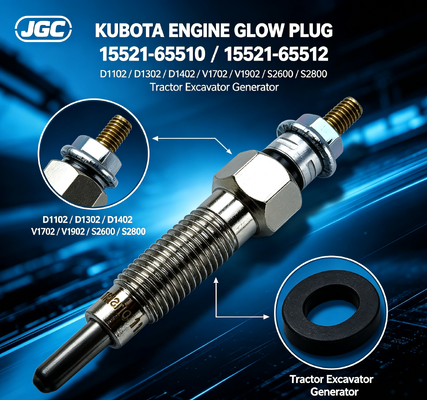 D1102 D1302 D1402 V1702 V1902 S2600 S2800 Glow Plug 15521-65510 15521-65512 voor Kubota-tractoren