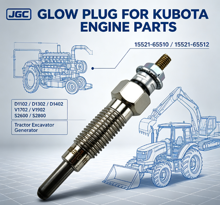 D1102 D1302 D1402 V1702 V1902 S2600 S2800 Glow Plug 15521-65510 15521-65512 voor Kubota-tractoren