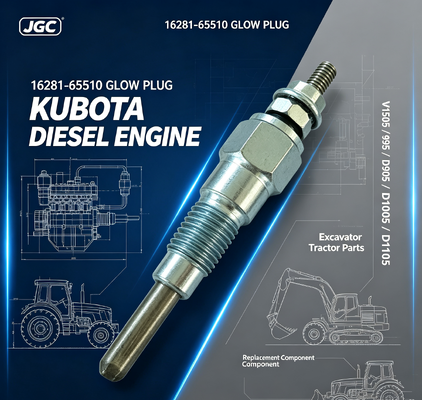 16281-65510 Glow Plug voor Kubota Dieselmotor V1505 D905 D1005 D1105 Onderdelen voor graafmachine-tractoren