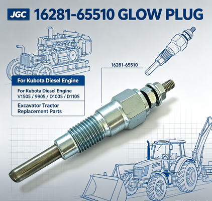 16281-65510 Glow Plug voor Kubota Dieselmotor V1505 D905 D1005 D1105 Onderdelen voor graafmachine-tractoren
