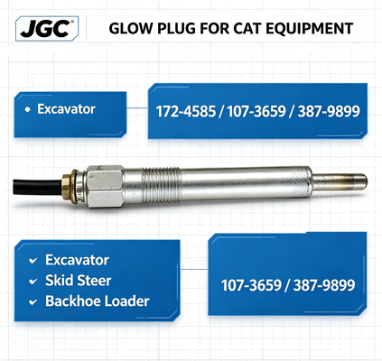 172-4585 107-3659 387-9899 Gloeibougie Fitting voor CAT Graafmachine Wiellader Schranklader Graaflaadcombinatie