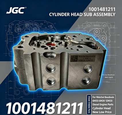 1001481211 Nieuwe goedkope cilinderkop Onderassemblage Cilinderkop voor Weichai Baudouin 6M33 6M26 12M33 Dieselmotoren