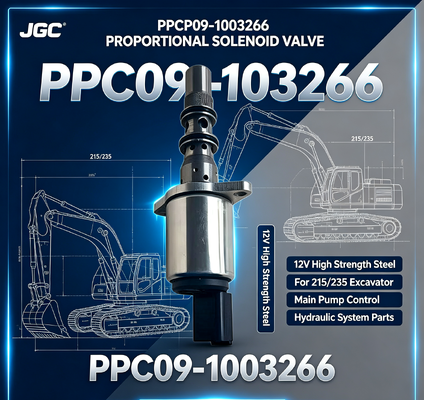 PPCP09-1003266 12V hoogsterk stalen proportioneel magnetrompventiel voor de hoofdpomp van de graafmachine 215/235