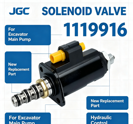 1119916 Solenoïdeklep voor Graafmachine Hoofdpomp - Nieuw Vervangingsonderdeel