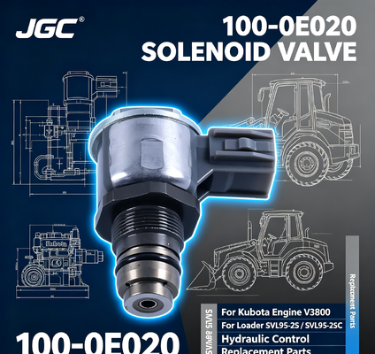 100-0E020 Excavatoronderdelen Solenoïde klep voor Kubota Motor V3800 Loader SVL95-2S SVL95-2SC
