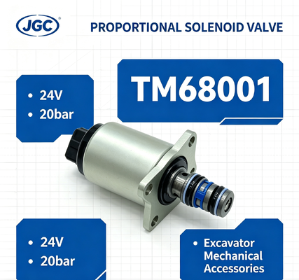 TM68001 Graafmachine Mechanische Accessoires 24V 20bar Graafmachine Proportionele Solenoïdeklep