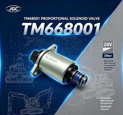 TM68001 Graafmachine Mechanische Accessoires 24V 20bar Graafmachine Proportionele Solenoïdeklep