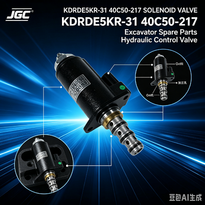 KDRDE5KR-31 40C50 -217 SOLENOÏDEVENTIEL Geschikt voor Graafmachine Onderdelen