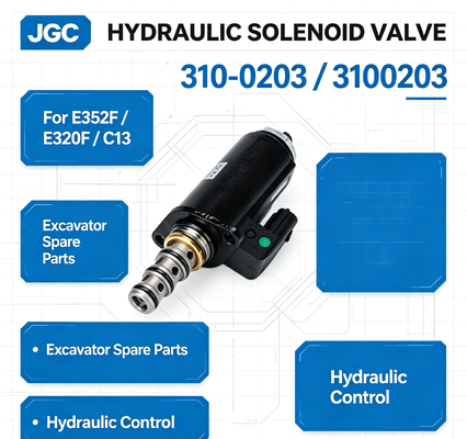 310-0203 3100203 EXKAVATOR SOLENOID VALVEL voor E352F E320F C13 HYDRAULISCH SOLENOID VALVEL