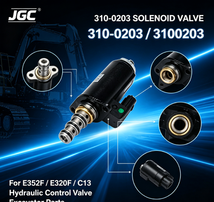 310-0203 3100203 EXKAVATOR SOLENOID VALVEL voor E352F E320F C13 HYDRAULISCH SOLENOID VALVEL