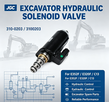 310-0203 3100203 EXKAVATOR SOLENOID VALVEL voor E352F E320F C13 HYDRAULISCH SOLENOID VALVEL