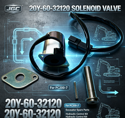 PC200-7 bouwmachineonderdelen graafmachineonderdelen solenoïde klep voor 20Y-60-32120