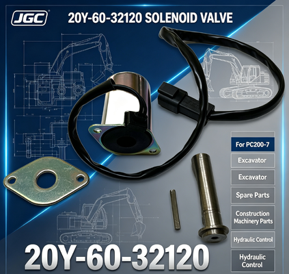 PC200-7 bouwmachineonderdelen graafmachineonderdelen solenoïde klep voor 20Y-60-32120