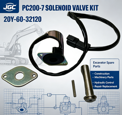 PC200-7 bouwmachineonderdelen graafmachineonderdelen solenoïde klep voor 20Y-60-32120