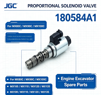 180584A1 Proportionele Solenoïdeklep voor MX80C MX90C MX100C MX100 MX110 MX120 MX135 Motor Graafmachine Klep Reserveonderdelen