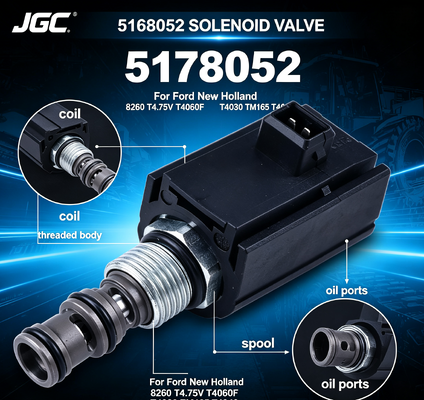 5168052 Graafmachine Onderdelen Solenoïde Klep voor Ford New Holland 8260 T4.75V T4060F T4030 TM165 T4040