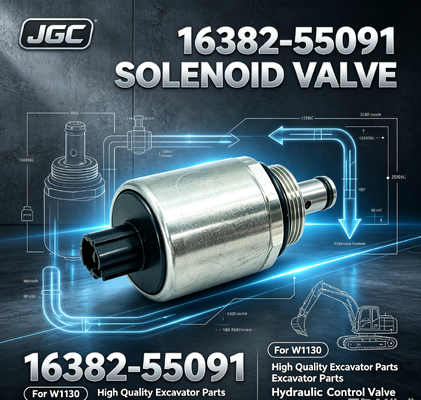 16382-55091 Hoogwaardige Graafmachine Solenoïdeklep voor W1130