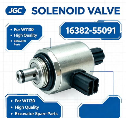 16382-55091 Hoogwaardige Graafmachine Solenoïdeklep voor W1130
