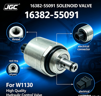 16382-55091 Hoogwaardige Graafmachine Solenoïdeklep voor W1130