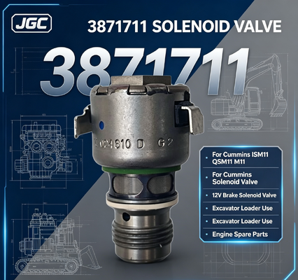 3871711Voor Originele ISM11 QSM11 M11 Dieselmotorrem 12V magnetoventil voor gebruik in graafmachines