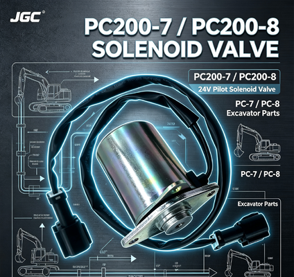 PC-7 PC-8 Excavatoronderdelen voor PC200-7 PC200-8 Solenoïde klep Pilot Solenoïde klep 24V