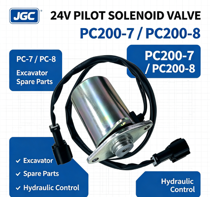PC-7 PC-8 Excavatoronderdelen voor PC200-7 PC200-8 Solenoïde klep Pilot Solenoïde klep 24V