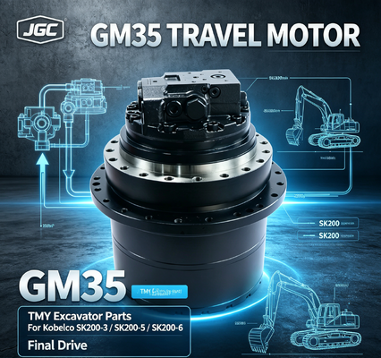 GM35 Graafmachine Onderdelen Hydraulische Rijmotor voor Kobelco Compatibel met SK200-3 SK200-5 SK200-6