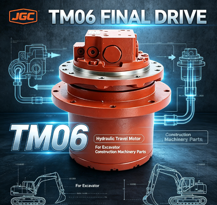 TM06 Bouwmachinedelen Hydraulische Reis Motor Assy Eindaandrijving voor Graafmachine