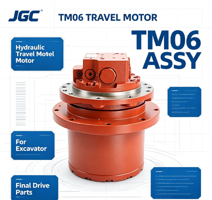 TM06 Bouwmachinedelen Hydraulische Reis Motor Assy Eindaandrijving voor Graafmachine