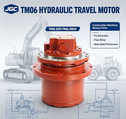 TM06 Bouwmachinedelen Hydraulische Reis Motor Assy Eindaandrijving voor Graafmachine