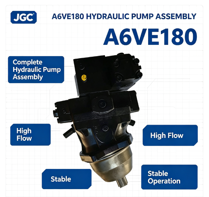 A6VE180 Volledige hydraulische pompassemblage, hoge stroom, stabiele werking