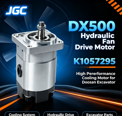 K1057295 DX500 Hydraulische Ventilatoraandrijfmotor, Hoogwaardige Graafmachine Ventilator Hydraulische Motor voor Doosan Graafmachine