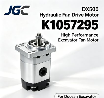K1057295 DX500 Hydraulische Ventilatoraandrijfmotor, Hoogwaardige Graafmachine Ventilator Hydraulische Motor voor Doosan Graafmachine
